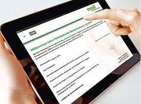 <p>
</p>
<p>
Mall: Bemessungsprogramm für Pelletspeicher.
</p> - © Mall Umweltsysteme
 
Mall: Bemessungsprogramm für Pelletspeicher.