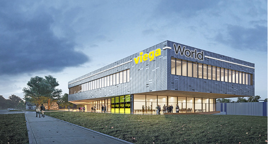 
Visualisierung der „Viega World“ am Standort Attendorn-Ennest. 



