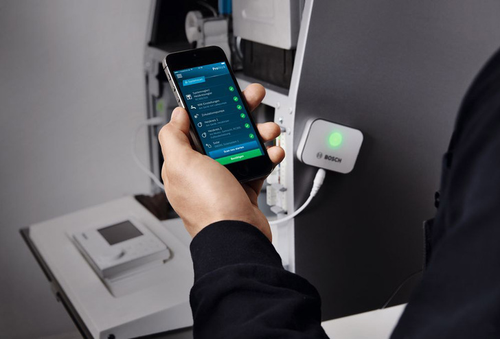 Digitales Servicetool von Bosch.