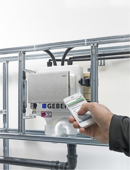 <p>
</p>
<p>
<span class="GVAbbildungszahl">1</span>
 Automatische Hygienespülungen erneuern in Stockwerksinstallationen regelmäßig den Wasserinhalt und verhindern dadurch Stagnation. Die Geberit-Hygienespülung protokolliert sämtliche Spülvorgänge und -ereignisse. Die Protokolle können als Textdateien exportiert werden. 
</p> - © Geberit
 
1
 Automatische Hygienespülungen erneuern in Stockwerksinstallationen regelmäßig den Wasserinhalt und verhindern dadurch Stagnation. Die Geberit-Hygienespülung protokolliert sämtliche Spülvorgänge und -ereignisse. Die Protokolle können als Textdateien exportiert werden.