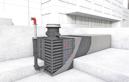 <p>
</p>
<p>
Graf: EcoBloc-Löschwasserbevorratung. 
</p> - © Otto Graf GmbH
 
Graf: EcoBloc-Löschwasserbevorratung.