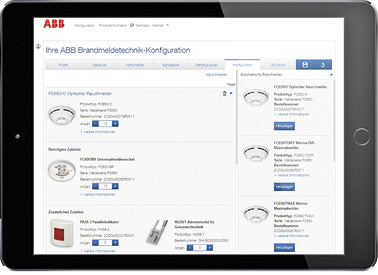 



ABB: Brandmeldetechnik-Konfigurator. 
