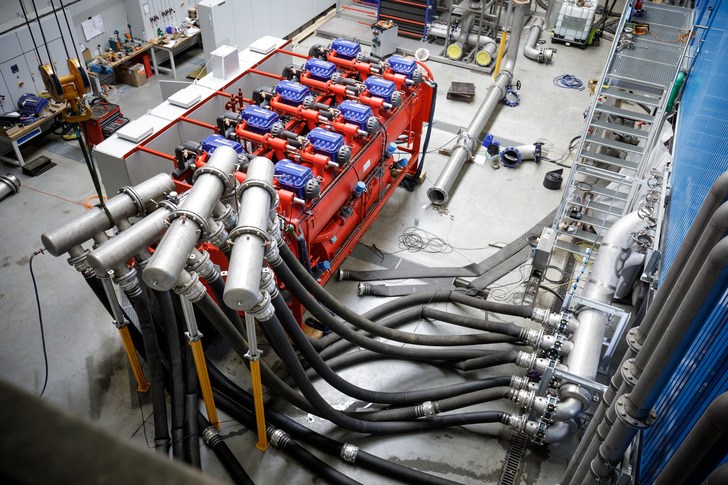 Prüfstand für wassergekühlte Kältemaschinen mit einer Leistung bis zu 6 MW bei Engie Refrigeration in Lindau. - © ENGIE Refrigeration GmbH
