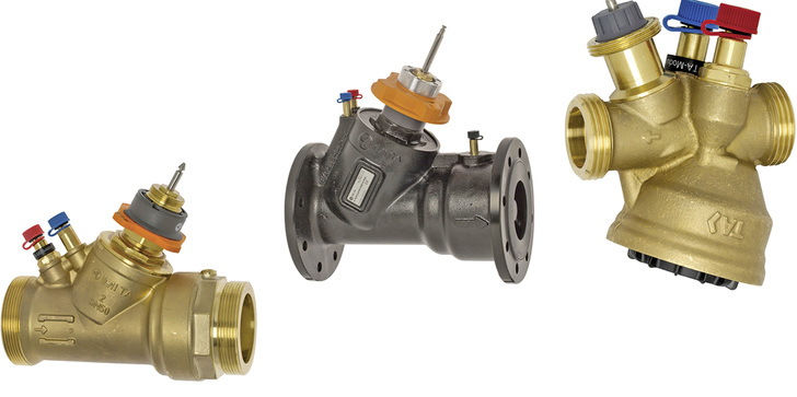 



1
 Druckunabhängige Einregulier- und Regelventile verfügen im Gegensatz zu Standardventilen über einen integrierten Differenzdruckregler, der Schwankungen des anstehenden Differenzdrucks automatisch ausgleicht und dadurch ein besonders präzises Regelverhalten sicherstellt. 
