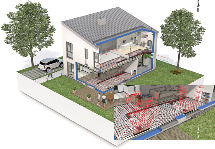 <p>
<span class="GVAbbildungszahl">1</span>
 Uponor Comfort Air ermöglicht ein zugfreies wie geräusch-loses Heizen, Kühlen und Lüften mit sehr hoher Behaglich-keit und Energieeffizienz. 
</p>