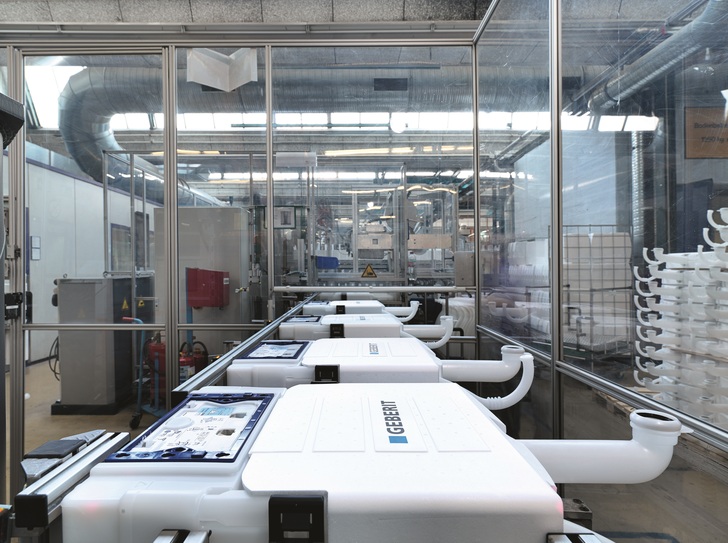 Geberit-Produktion in Pfullendorf.