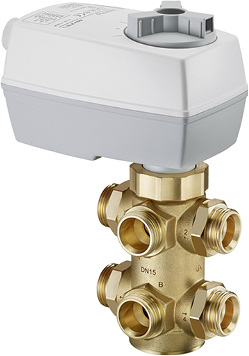 



Oventrop: Optibal W6 mit Drehantrieb Aktor R ST L. 
