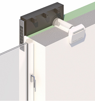 



Helios: Laibungselement ZLA LE und Zuluftautomat ZLA 125. 
