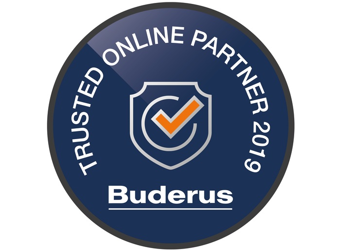 “Trusted Buderus Online Partner“-Zertifikat. - © Buderus
