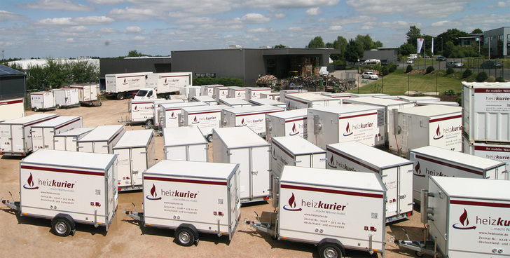 Miet-Anlagenpark von heizkurier.