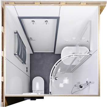 



Grumbach: Fertigbad der Serie Individual. 
