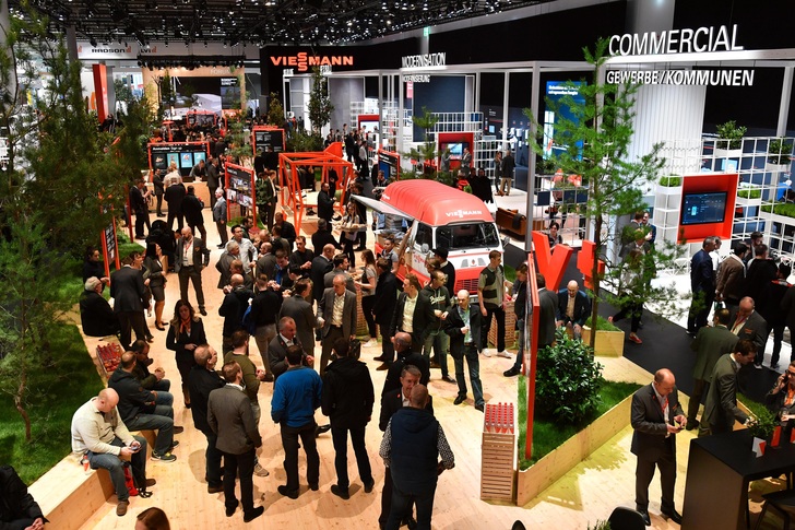 Viessmann-Messestand auf der ISH 2019.
