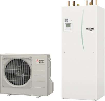 <p>
</p>

<p>
Mitsubishi Electric: CO
<sub>2</sub>
-Wärmepumpe Ecodan. 
</p> - © Mitsubishi Electric

