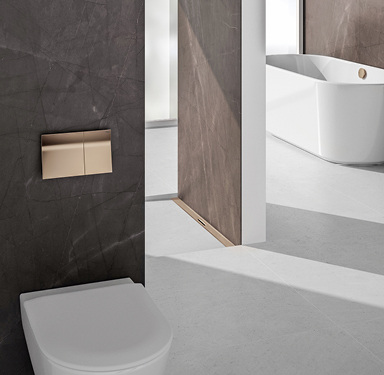 



Viega: Farblich abgestimmte Sanitärprodukte. 
