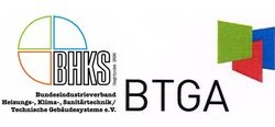 BHKS- und BTGA-Logo. (Quelle: BTGA)