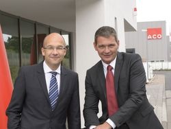 Peter Fröhlich, Manfred Freytag - © ACO Haustechnik
 Peter Fröhlich, Manfred Freytag