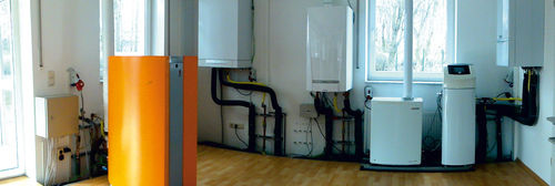 Mikro-KWK-Geräte im GWI-Demonstrationshaus.