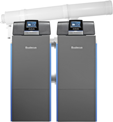 Buderus: Systemlösung mit Gas-Brennwertkessel Logano plus KB372.