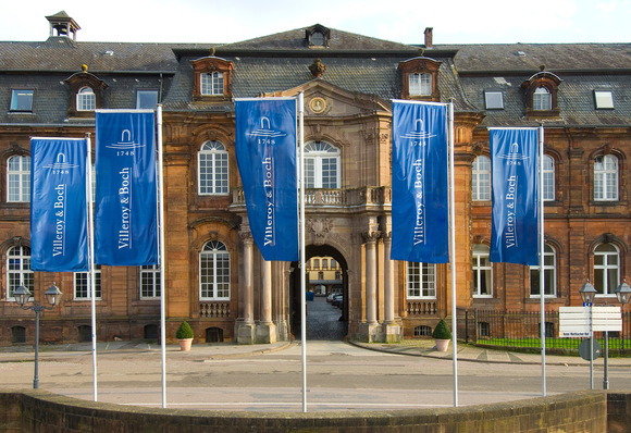 Die Alte Abtei in Mettlach, Hauptsitz der Villeroy & Boch AG.