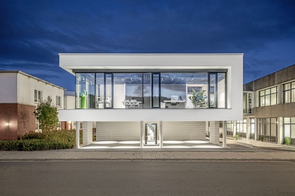 Neubau bei Dallmer am Firmensitz in Arnsberg.