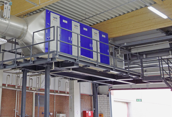 Reven: Mehrstufiger Kanalabscheider.