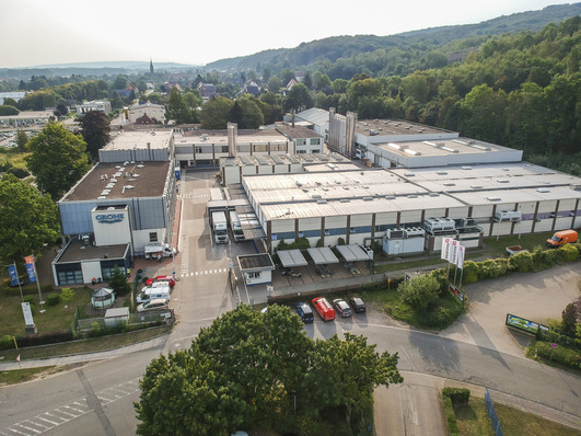 Grohe-Werk in Porta Westfalica.