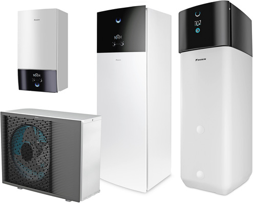 Komponenten der Daikin Altherma 3 H HT.