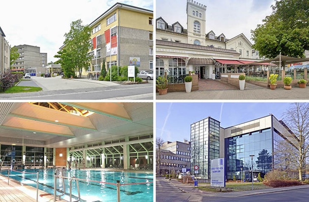 Bild 1: Typische und prädestinierte Einsatzbereiche für BHKW im kleinen bis mittleren Leistungsbereich sind Altenwohnanlagen, Hotels, Schwimmbäder, Krankenhäuser, mehrgeschossiger Wohnungsbau sowie größere Ein- und Zweifamilienhäuser. 