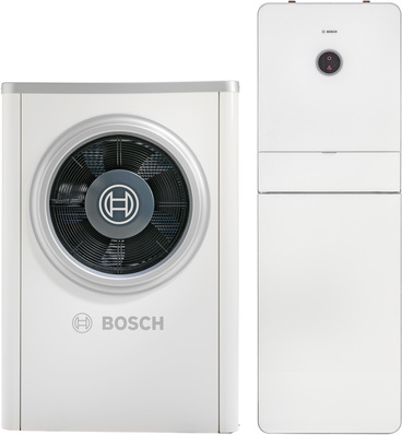 Bild 1 Umfassende Produktdaten von Heizsystemkomponenten, wie der Luft/Wasser-Wärmepumpe Bosch Compress 7000i AW sind Voraussetzung, um die Technische Gebäudeausrüstung mit BIM planen zu können.