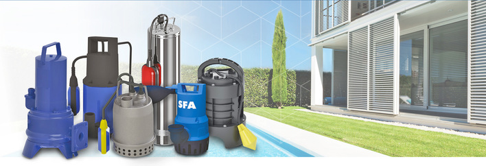 SFA Sanibroy: Tauch- und Brunnenpumpen.