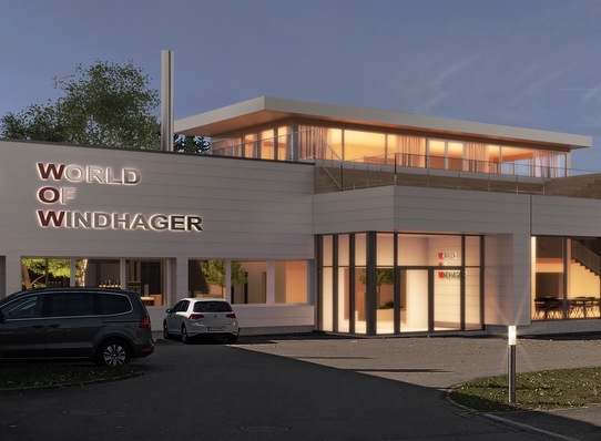 Die World of Windhager wird in verschiedenen Themenwelten u.a. Informationen zur Firmengeschichte und zum Thema Heizen und Energie vermitteln.