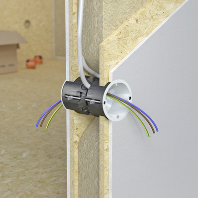 Kaiser: Selbst ein gegenüberliegender Einbau der Brandschutzdosen HWD 90 ist möglich.