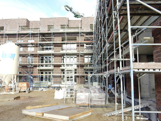 Bild 1 Die Innenstadt von Quickborn entwickelt sich positiv. Citynah entstehen auf dem Gelände der ehemaligen Schokoladenfabrik attraktive Mehrfamilienhäuser.