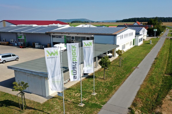 Der Firmensitz von KW Energie in Freystadt.
