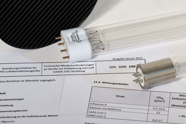 Erste Richtlinie für mobile UVC-Geräte.