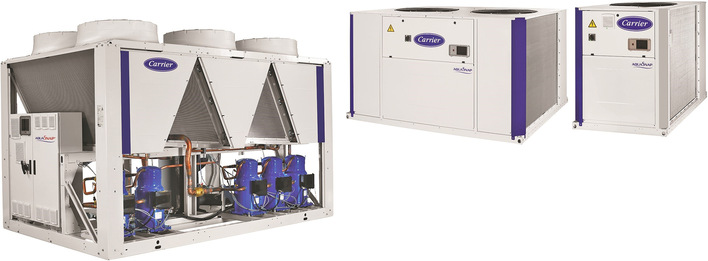 Carrier: AquaSnap-Flüssigkeitskühler mit R32.