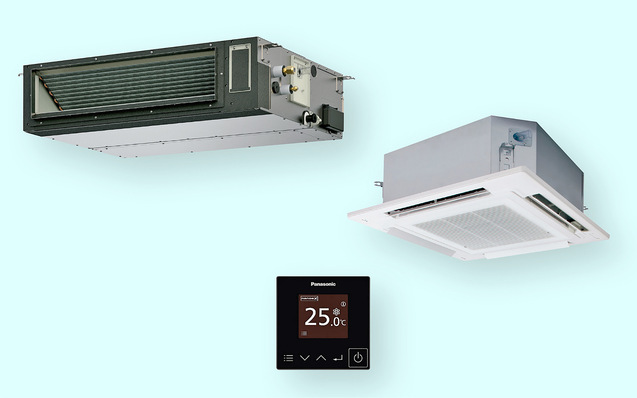 Panasonic: PACi-NX-Innengeräte und Conex-Regler.