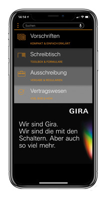 Gira: TGA Xpert App.