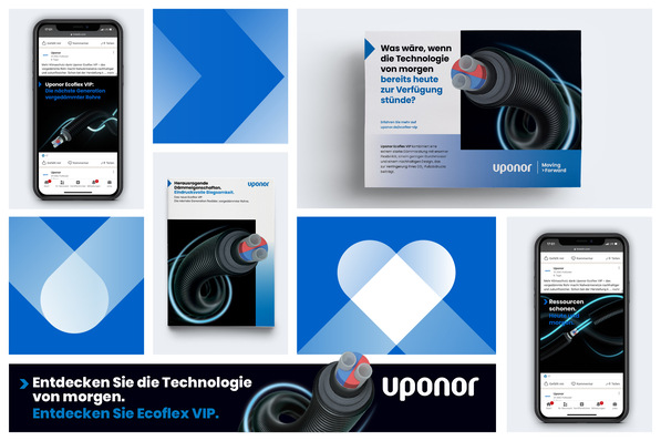 Der Produkt-Launch von Uponor im neuen Design.