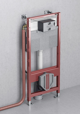 Teceprofil WC-Modul mit Universalspülkasten.