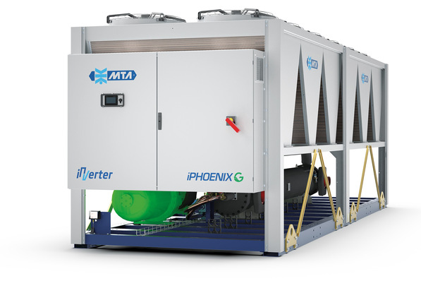 MTA Luftgekühlte Kältemaschinen iPhoenix G mit dem Kältemittel R513A.