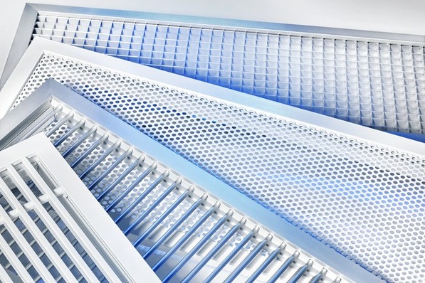 Trox: X-Grille-modular-Lüftungsgitter.