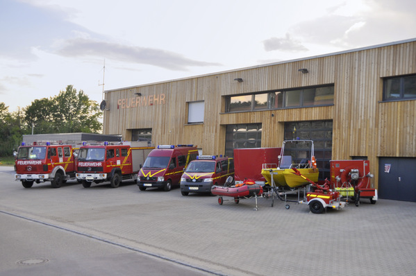 Im Alarmfall benötigt die Feuerwehr Walheim 3 bis 4 kW elektrische Leistung, unter anderem zum Öffnen der Tore.