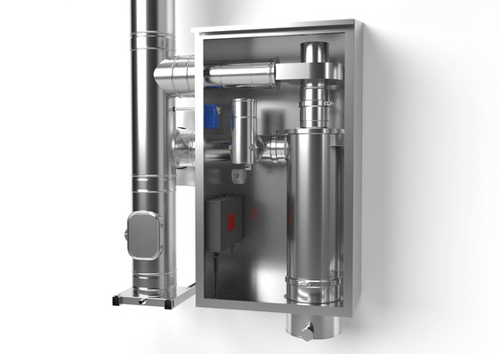 Kutzner + Weber: Geöffnete CleanBox.