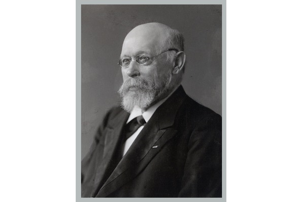 Firmengründer Johannes Klein im Jahr 1910.