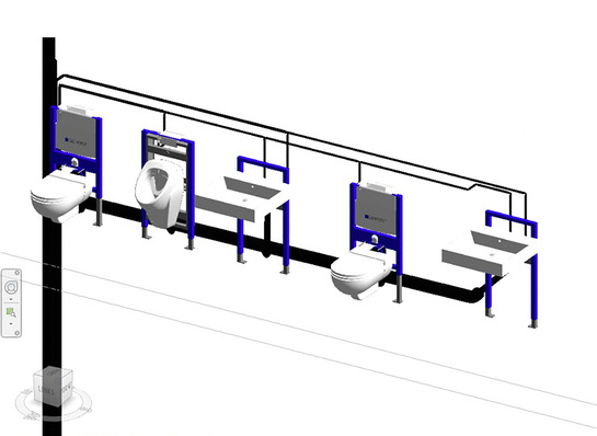 Geberit: Sanitärtechnik-Planung über das Revit-Plug-in Geberit BIM.