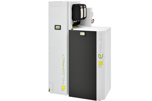 Paradigma: Pelcompact mit Holzpellet-Heizkessel Peleo.