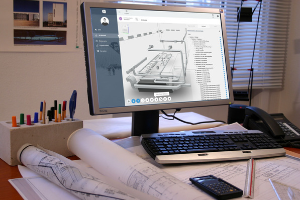 Bild 1 Mit modernen AVA-Programmen lassen sich Massen, Mengen und Kosten aus dem BIM-Modell präziser ermitteln, Bauzeiten und Baustellen einfacher managen.