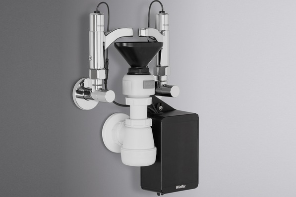 Bild 1 Temporäre Spüleinheit Proof TS. Sie ist speziell für leerstehende Räumlichkeiten zur Sicherstellung der Trinkwassergüte im gesamten Objekt konzipiert.