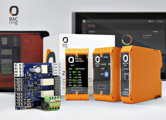 amplexon: BACring-Steuerung für Entrauchungs- und Brandschutzklappen.
